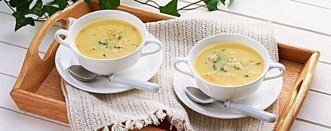 сырный суп с овощами