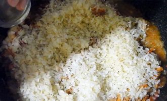 рис с мясом и овощами рецепт