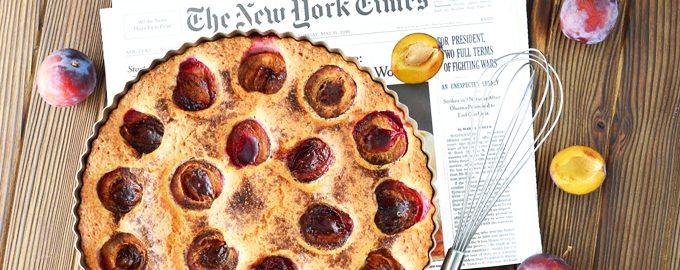 сливовый пирог Нью-Йорк Таймс