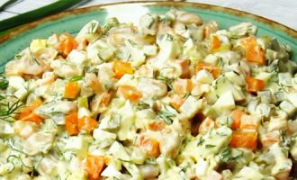 овощной салат с фасолью