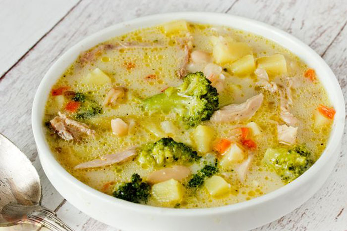 сырный суп с брокколи рецепт